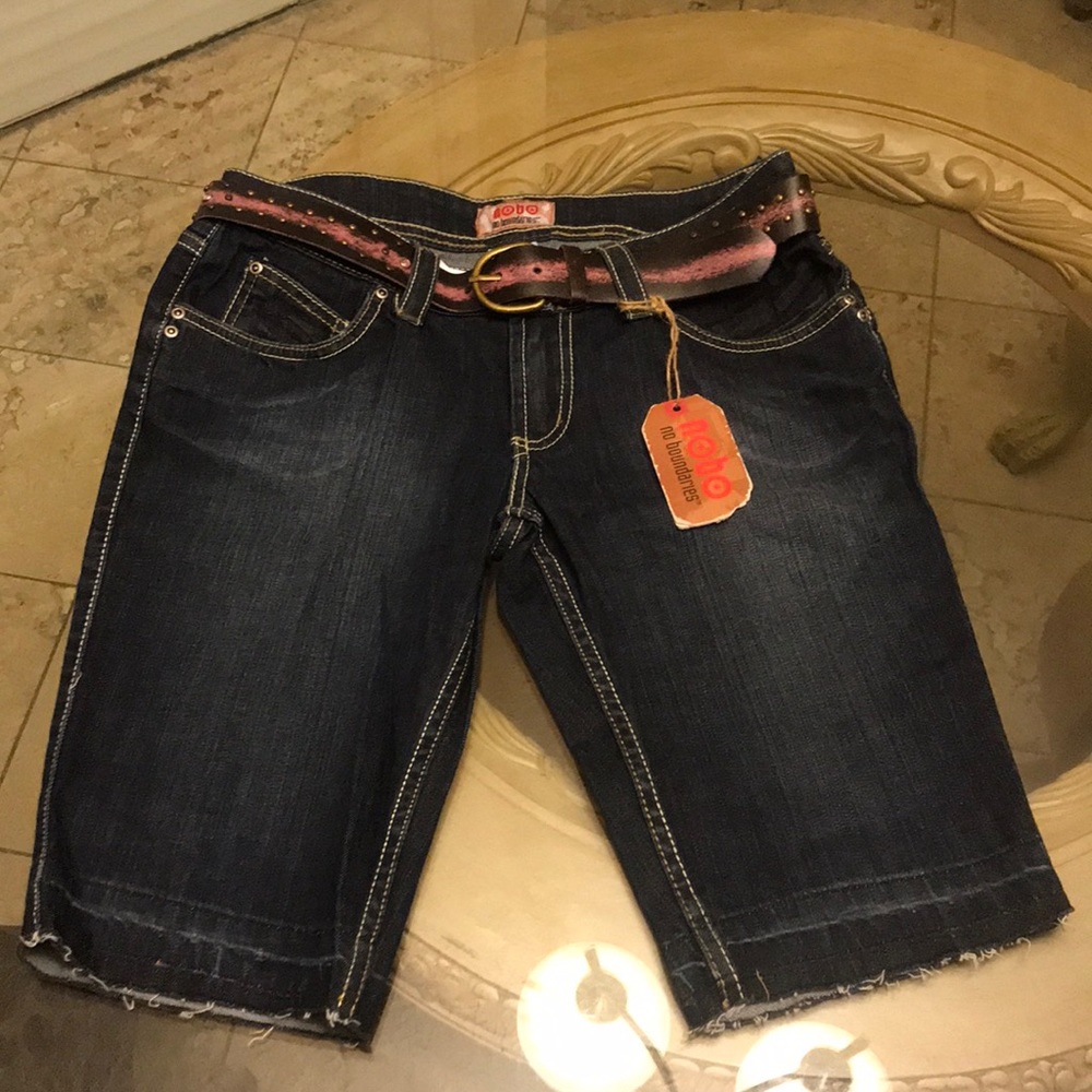 No boundaries Bermuda denim shorts
